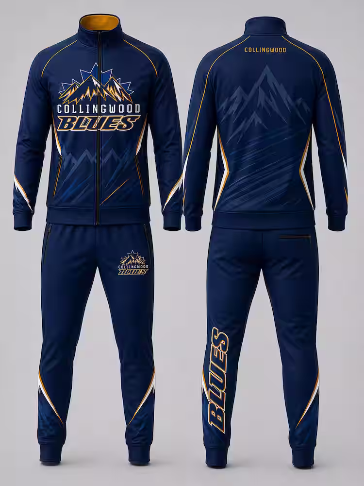 Custom track suits by Evergreen Merch